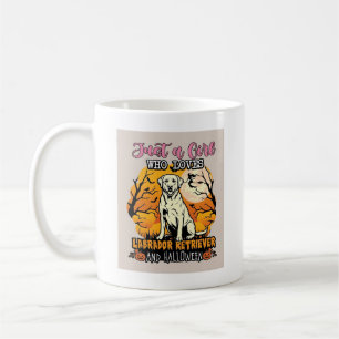 Just Girl Who Loves Labrador Retriever Halloween W Coffee Mug