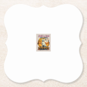 Just Girl Who Loves Labrador Retriever Halloween W Paper Coaster