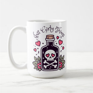 Just Girly things Poison Bottle Funny Halloween Coffee Mug