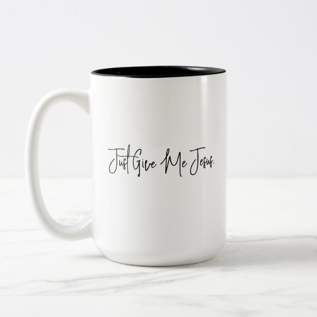 Just give me Jesus Inspirational Mug set (4 of 10) (Left)