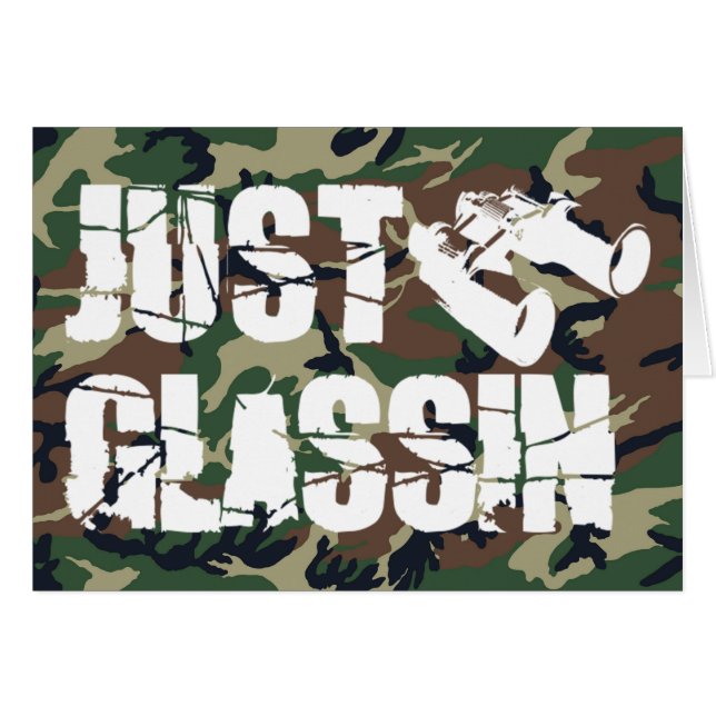 JUST GLASSIN (Front Horizontal)