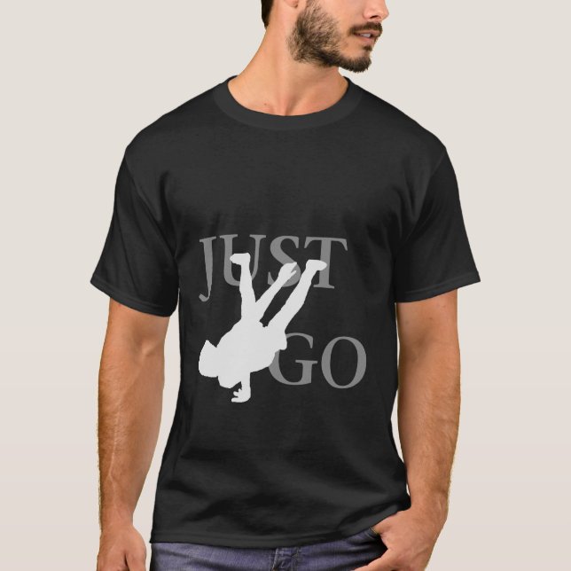 Just Go Collection T Shirt 5 - Pike (Dark Colour) (Front)