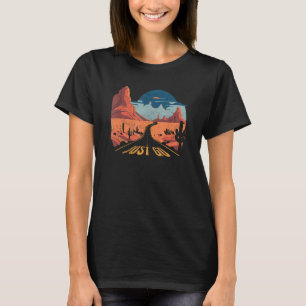 Just Go Driving Adventure Wanderlust Desert Journe T-Shirt