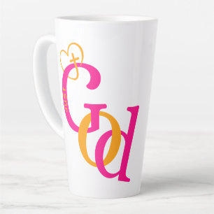 Just God Latte Mug