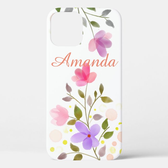 Just Gorgeous Flowers Case-Mate iPhone Case (Back)