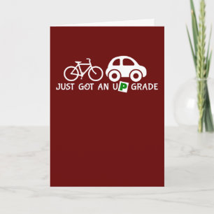 Just got an up grade driving holiday card