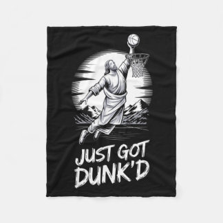 Just Got Dunked Bap Basball Fleece Blanket