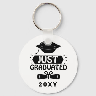 Just Graduated Custom Year Key Ring