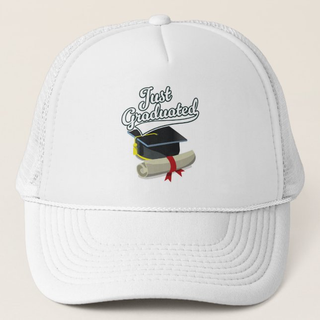 Just Graduated!  Trucker Hat (Front)