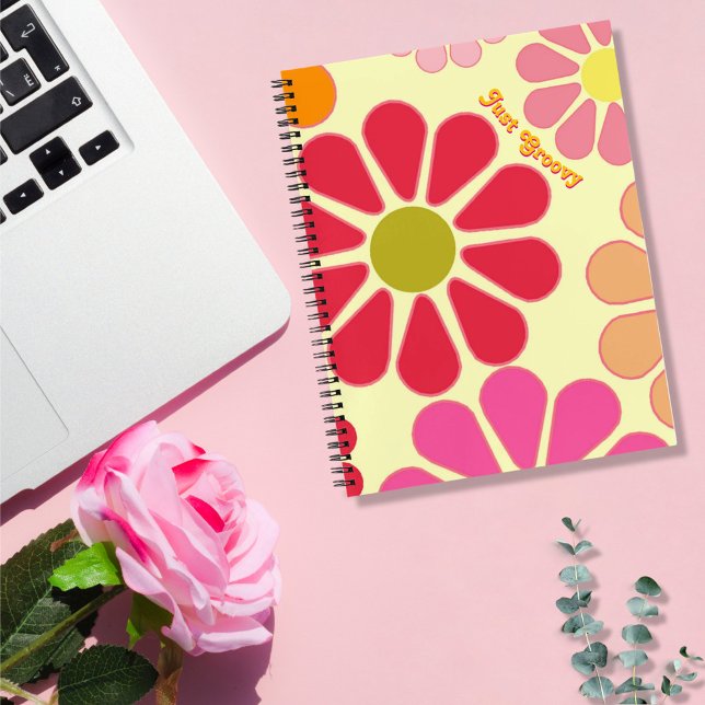 Just Groovy Floral Spiral Notebook (Creator Uploaded)