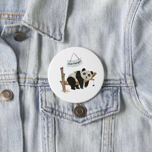 Just Hangin' Button by Adiela Akoo (In Situ)