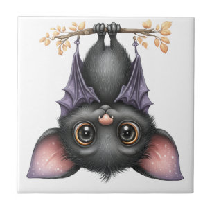 Just hanging around, Bats Ceramic Tile