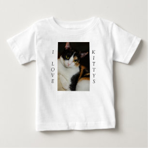 Just Hanging Around I Love Kittys Baby T-Shirt