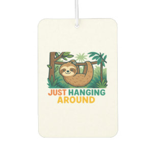 Just Hanging Around (Sleepy Sloth) Essential T-Shi Car Air Freshener
