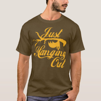 Just Hanging Out Happy Halloween Spooky Scary Cree T-Shirt