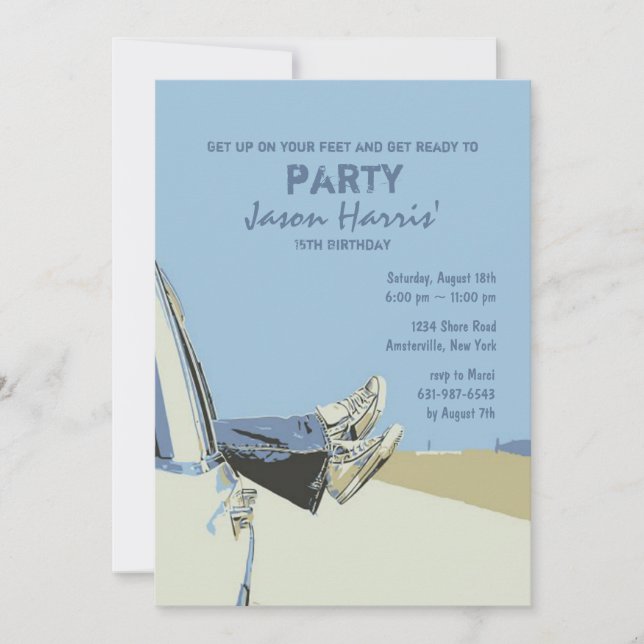Just Hanging Out Invitation (Front)