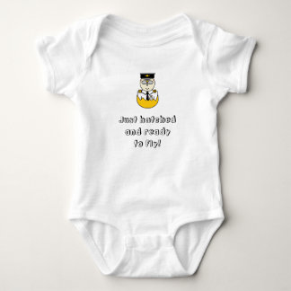 Just hatched and ready to fly baby grow baby bodysuit