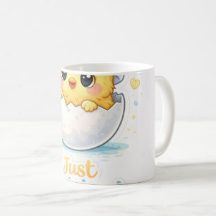 Just Hatched Cute Baby throw pillow Coffee Mug
