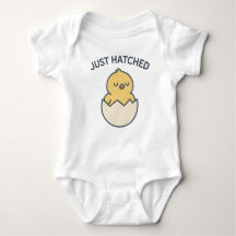 Just Hatched – Cute Chick Baby Bodysuit Design