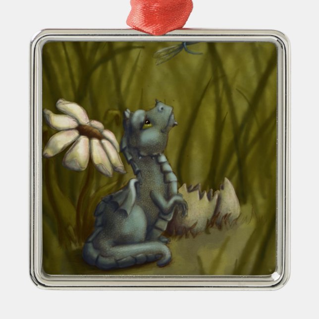 Just Hatched Metal Tree Decoration (Front)