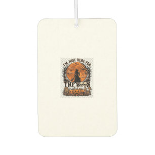 Just Here Boos Halloween Witch Moon Pumpkins_1 Car Air Freshener
