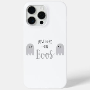Just Here for Boos Cute Ghost Halloween iPhone 15 Pro Max Case