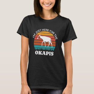 Just Here For Okapi Animal Okapi T-Shirt
