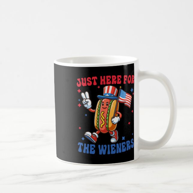 Just Here For The 4th Of July  Coffee Mug (Right)