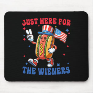 Just Here For The 4th Of July Mouse Pad