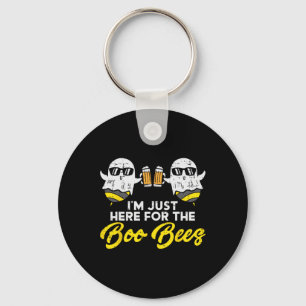 Just Here For The Boo Bees Fun S Breastees Ghost H Key Ring
