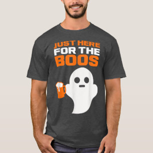 Just Here for the Boos Funny Halloween Party Costu T-Shirt