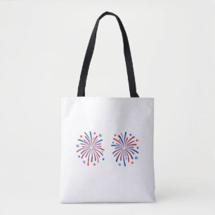 Just Here For The Fireworks Tote Bag