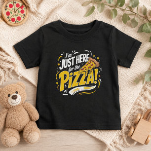 Just Here for the Pizza Shirt   Funny Pizza Love