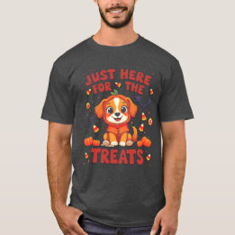 Just Here For The Treats Halloween T-Shirt