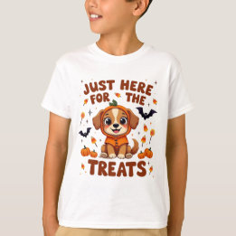 Just Here For The Treats Halloween T-Shirt