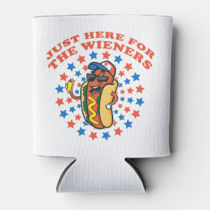 Just Here For The Wieners Can Cooler