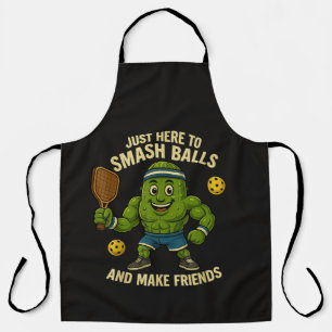 Just Here to Smash Balls and Make Friends Apron