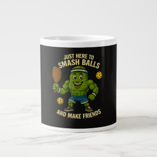 Just Here to Smash Balls and Make Friends Large Coffee Mug