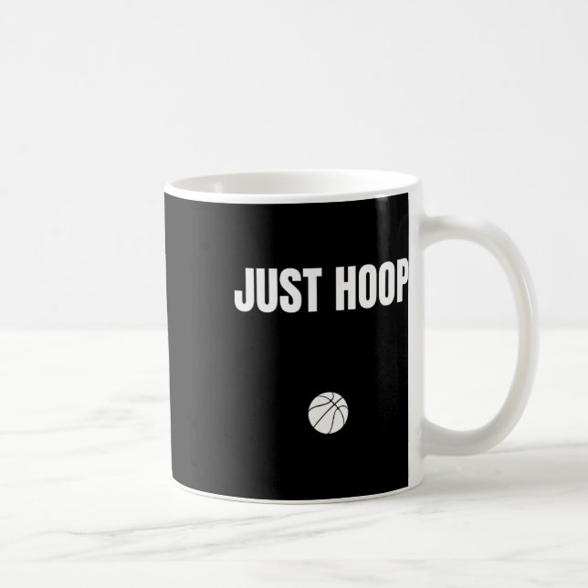Just Hoop Tee  Coffee Mug (Right)