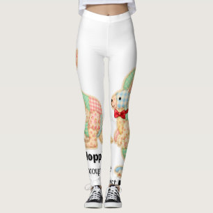 Just Hopping Through Life Kangaroo Design Leggings