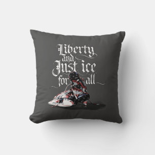 Just Ice For All (Hockey) Throw Pillow