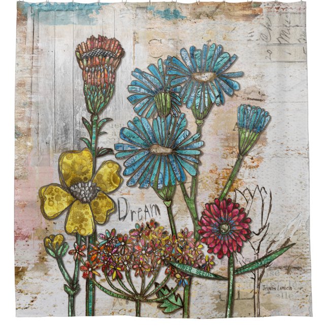 Just Imagine Shower Curtain (Front)