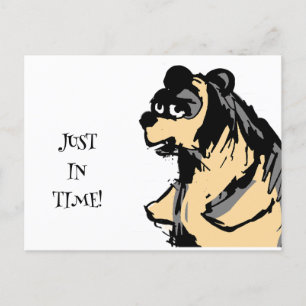 Just In Time Postcard