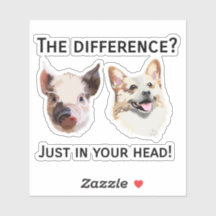 Just in your head- Animal welfare sticker