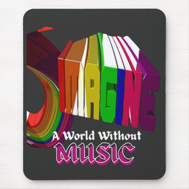Just Instrumental sound Mouse Pad (Front)