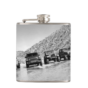 Just Jeepin' Hip Flask