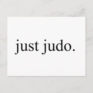Just Judo Postcard