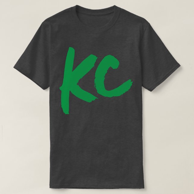 Just KC green on green T-Shirt (Design Front)