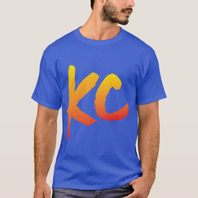 Just KC red fade T-Shirt (Front)