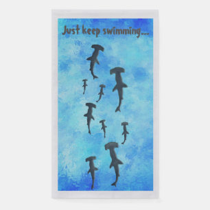 Just Keep Swimming, Sharks Napkin